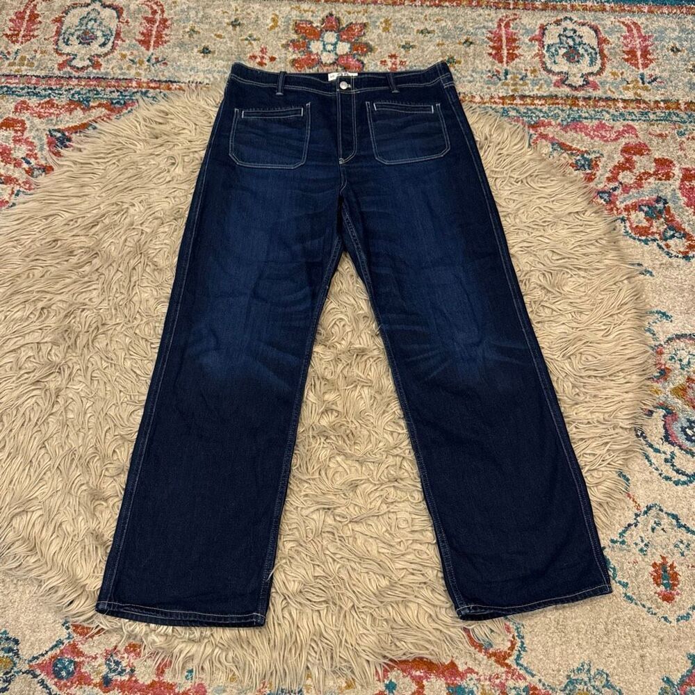 We The Free People Wide Leg Patch Pocket Sailor jeans size 32